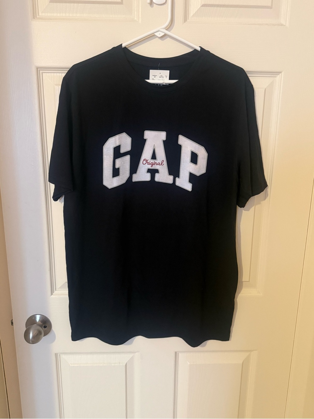GAP Men’s Everyday Soft Original Arch Logo T-Shirt Navy NWT Size Large
